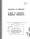 Cover page: THE MOLECULAR-BEAM ELECTRIC RESONANCE SPECTRA OF NaCl AND NaBr