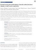 Cover page: Dorsal buccal graft urethroplasty in female urethral stricture disease: a multi-center experience.