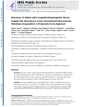 Cover page: Outcomes of infants with congenital diaphragmatic hernia treated with venovenous versus venoarterial extracorporeal membrane oxygenation: A propensity score approach