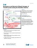 Cover page: Emergence and Spread of Basal Lineages of Yersinia&nbsp;pestis during the Neolithic Decline