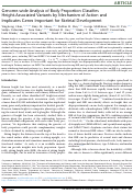 Cover page: Genome-wide Analysis of Body Proportion Classifies Height-Associated Variants by Mechanism of Action and Implicates Genes Important for Skeletal Development