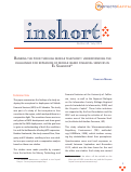 Cover page: "Banking the poor through mobile telephony: Understanding the challenges for expansion of mobile-based financial services in El Salvador." Instituto de Estudios Peruanos, PROYECTO CAPITAL Bulletin. (Inshort; Number 40)