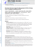 Cover page: Electronic Decision Support for Management of CKD in Primary Care: A Pragmatic Randomized Trial