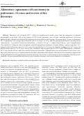 Cover page: Alimentary squamous cell carcinoma in psittacines: 12 cases and review of the literature