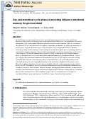 Cover page: Sex and menstrual cycle phase at encoding influence emotional memory for gist and detail