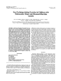 Cover page: Gas Exchange during Exercise in Children with Thalassemia Major and Diamond-Blackfan Anemia