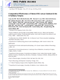 Cover page: Comparative Effectiveness of Stereotactic Electroencephalography Versus Subdural Grids in Epilepsy Surgery