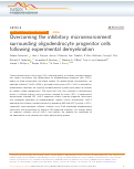 Cover page: Overcoming the inhibitory microenvironment surrounding oligodendrocyte progenitor cells following experimental demyelination