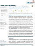 Cover page: Baseflow Age Distributions and Depth of Active Groundwater Flow in a Snow‐Dominated Mountain Headwater Basin