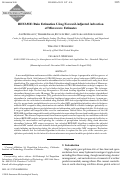 Cover page: REFAME: Rain Estimation Using Forward-Adjusted Advection of Microwave Estimates