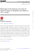 Cover page: Measurement of the production cross section of prompt Ξc0 baryons at midrapidity in pp collisions at s = 5.02 TeV