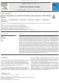 Cover page: Review: Implications of vertebrate fossils for paleo-elevations of the Tibetan Plateau