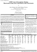 Cover page: CDIP wave observations during Hurricanes Irma, Jose, and Maria, and a nor’easter