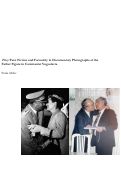 Cover page: Tito/Tata: Fiction and Factuality in Documentary Photographs of the Father Figure in Communist Yugoslavia