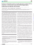 Cover page: Protease-activated receptor-4 and purinergic receptor P2Y12 dimerize, co-internalize, and activate Akt signaling via endosomal recruitment of β-arrestin