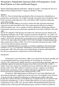 Cover page: Preoperative Dehydration Increases Risk of Postoperative Acute Renal Failure in Colon and Rectal Surgery