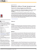 Cover page: Diagnostic Utility of Ocular Symptoms and Vision for Cytomegalovirus Retinitis