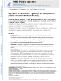 Cover page: Importance of catecholamine signaling in the development of platelet exhaustion after traumatic injury