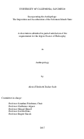 Cover page: Incorporating the Archipelago: The Imposition and Acculturation of the Solomon Islands State