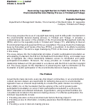 Cover page: Overcoming Copyright Barriers to Public Participation in the Environmental Decision-Making Process in Trinidad and Tobago