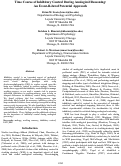 Cover page: Time Course of Inhibitory Control During Analogical Reasoning: An Event-Related Potential Approach