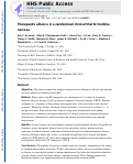 Cover page: Therapeutic Alliance in a Randomized Clinical Trial for Bulimia Nervosa