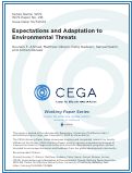 Cover page: Expectations and Adaptation to Environmental Threats