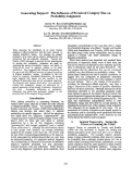 Cover page: Generating Support: The Influence of Perceived Category Size on Probability Judgments