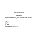 Cover page: Recombinant BCG expressing Mycobacterium tuberculosis major extracellular proteins