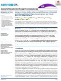 Cover page: Using an Inverse Model to Reconcile Differences in Simulated and Observed Global Ethane Concentrations and Trends Between 2008 and 2014