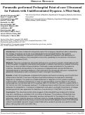 Cover page: Paramedic-performed Prehospital Point-of-care Ultrasound for Patients with Undifferentiated Dyspnea: A Pilot Study