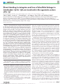 Cover page: Direct binding to integrins and loss of disulfide linkage in interleukin-1β (IL-1β) are involved in the agonistic action of IL-1β