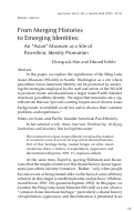 Cover page: From Merging Histories to Emerging Identities: An “Asian” Museum as a Site of Pan-ethnic Identity Promotion