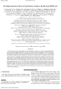 Cover page: The Representation of Snow in Land Surface Schemes: Results from PILPS 2(d)