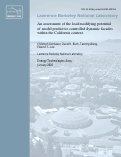 Cover page: An assessment of the load modifying potential of model predictive controlled dynamic facades within the California context