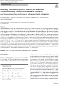 Cover page: Predicting black soldier fly larvae biomass and methionine accumulation using a kinetic model for batch cultivation and improving system performance using semi-batch cultivation