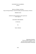 Cover page: Believing, Thinking, and Doing: Physical Therapist Students’ Clinical Reasoning and Characterizations of Practice