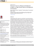 Cover page: Pertussis Toxin Is a Robust and Selective Inhibitor of High Grade Glioma Cell Migration and Invasion