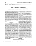 Cover page: Laser trapping in cell biology