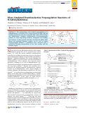 Cover page: Silver-Catalyzed Enantioselective Propargylation Reactions of N‑Sulfonylketimines