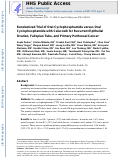 Cover page: Randomized trial of oral cyclophosphamide versus oral cyclophosphamide with celecoxib for recurrent epithelial ovarian, fallopian tube, and primary peritoneal cancer