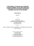 Cover page: Performance of Drained and Undrained Flexible Pavement Structures Under Wet Conditions Test Data From Accelerated Pavement Test Section 543-Drained