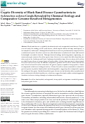 Cover page: Cryptic Diversity of Black Band Disease Cyanobacteria in Siderastrea siderea Corals Revealed by Chemical Ecology and Comparative Genome-Resolved Metagenomics