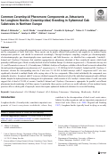 Cover page: Common Cerambycid Pheromone Components as Attractants for Longhorn Beetles (Cerambycidae) Breeding in Ephemeral Oak Substrates in Northern Europe