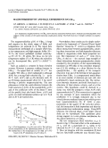 Cover page: Magnetoresistivity and hall experiments on UBe13