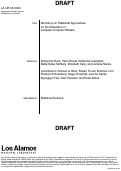 Cover page: Workshop on Statistical Approaches for the Evaluation of Complex Computer Models