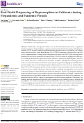 Cover page: Real-World Dispensing of Buprenorphine in California during Prepandemic and Pandemic Periods.