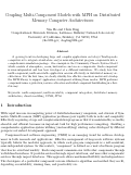 Cover page: Coupling Multi-Component Models with MPH on Distributed Memory Computer Architectures