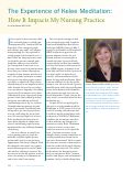 Cover page: The Experience of Kelee Meditation: How It Impacts My Nursing Practice