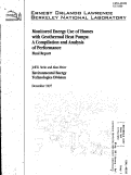 Cover page: Monitored energy use of homes with geothermal heat pumps: a compilation and analysis of performance